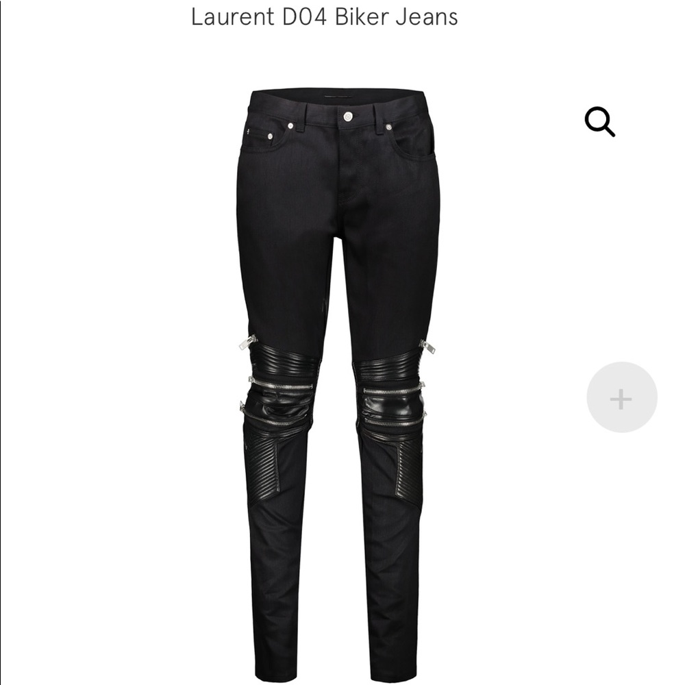Saint Laurent D04 Biker Jean